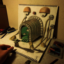 Thumbnail image for Incredible 3D Pencil Drawings by Nagai Hideyuki
