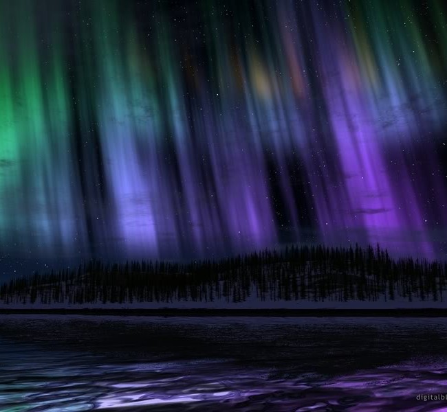 NorthernLightsPurpleLight