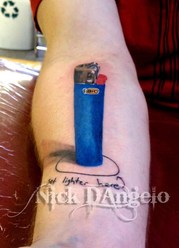super_3d_bic_lighter_tattoo_by_nickdangelotattoos-d2zuxds