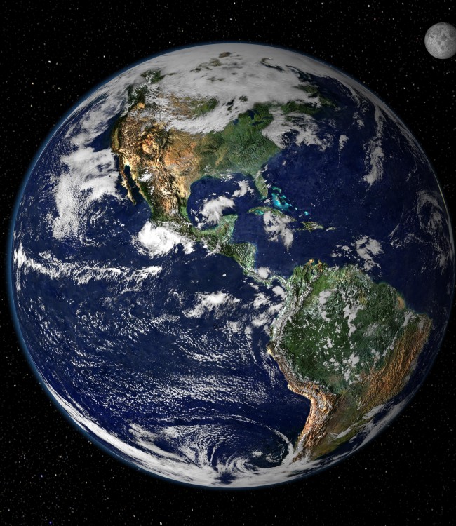 Earth From Space To Sky