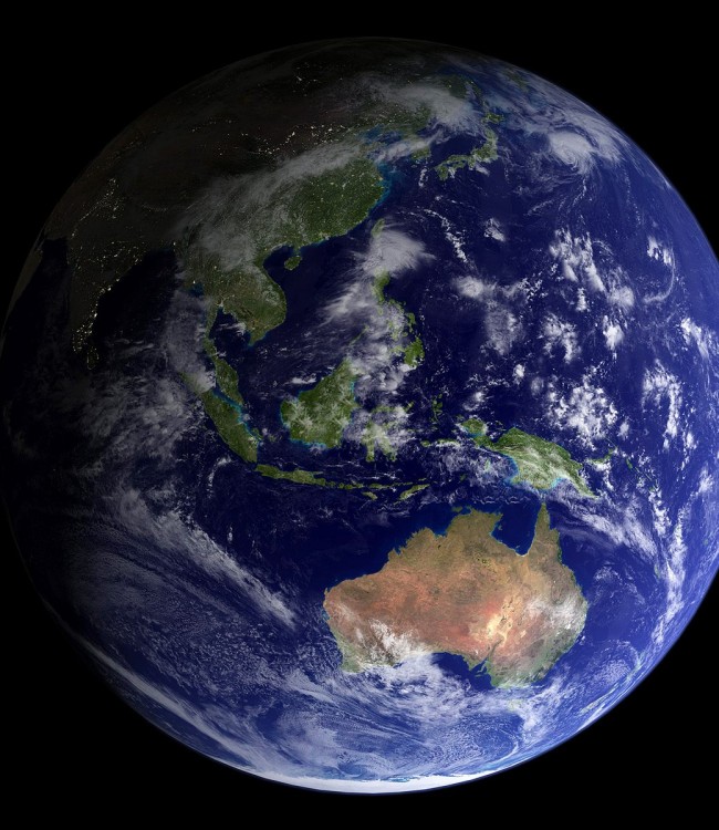 Earth From Spaces Photo